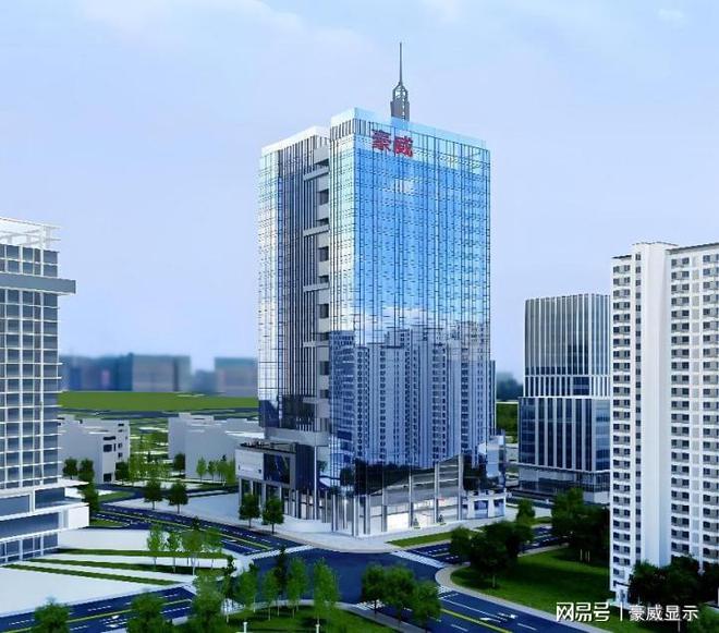 九游官網入口：來了！2024最火全息透明屏點亮豪威科技大廈打造商業宣傳新亮點(圖3)