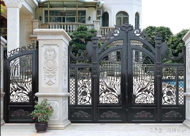 鋁型材2024年海南別墅大門暨樓梯護欄展（第四屆）銅門(圖3)