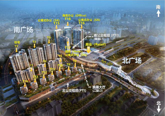 閔行莘莊tod地鐵口不限購精裝公寓@莘莊TODTOWN天薈悅麟公館(圖5)