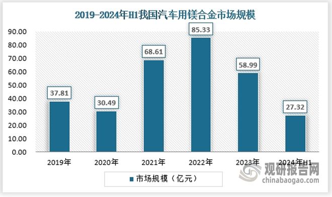 中國鎂合金行業現狀深度研究與發展前景預測報告（2024-2031年）(圖5)