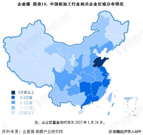 預見2025：《2025年中國鋁加工行業全景圖譜》（附市場現狀、競爭格局和發展趨勢等）(圖10)