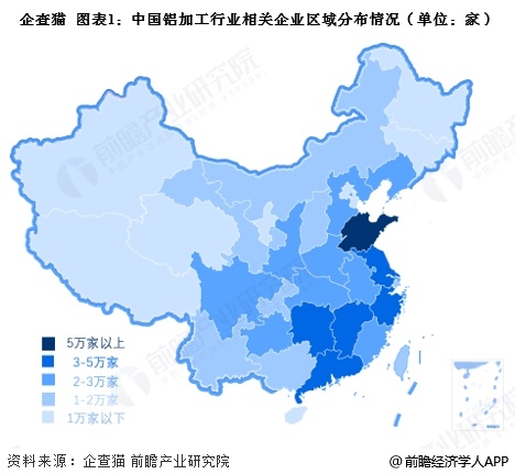 2025年中國鋁加工行業區域競爭分析 山東省鋁材產量全國第一【組圖】(圖1)