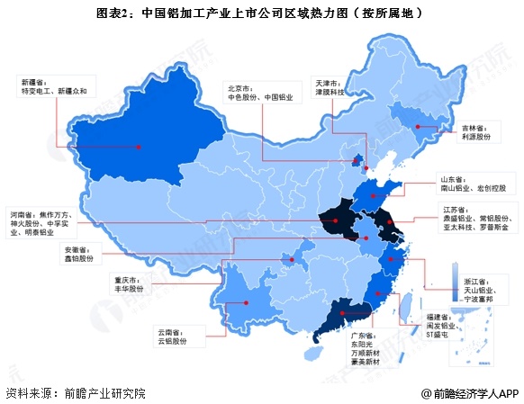 2025年中國鋁加工行業區域競爭分析 山東省鋁材產量全國第一【組圖】(圖2)