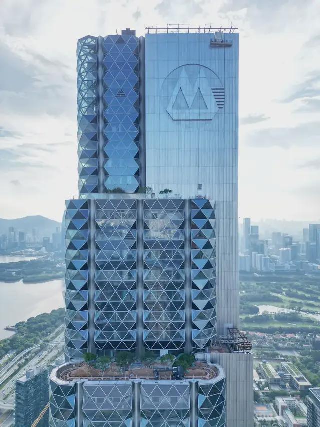 中國銀行類建筑第一高！招行全球總部幕墻封頂(圖3)