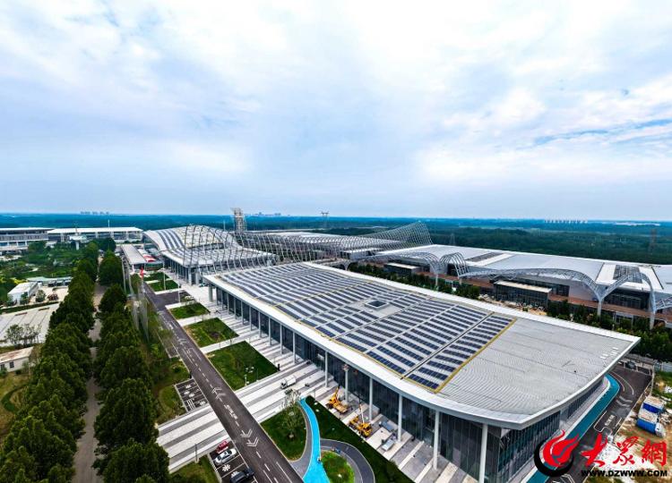 項目建設看德州丨德州天衢國際會展中心即將全部投用 低碳會展綜合體加速成型_大眾網(wǎng)