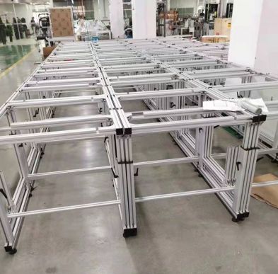 設(shè)備機架制作廠家推薦衡澤盛專業(yè)制造視覺設(shè)備框架型材機架(圖2)