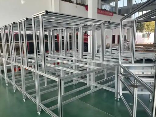設(shè)備機架制作廠家推薦衡澤盛專業(yè)制造視覺設(shè)備框架型材機架(圖3)