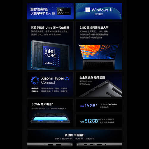 小米筆記本電腦紅米Pro 14 2024：高性能與便攜性的完美結合